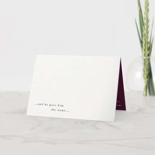 宗教的なクリスマスシンプルの写真カード シーズンカード (正面)