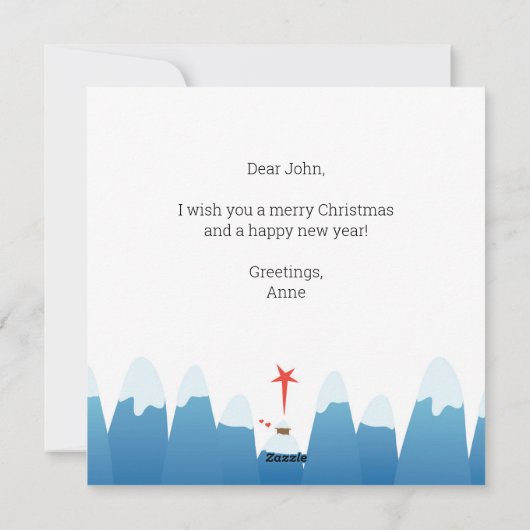 宗教的なクリスマスジョイへ世界のホリデーカード シーズンカード (裏面)