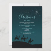 宗教的なクリスマスパーティー 招待状 (正面)