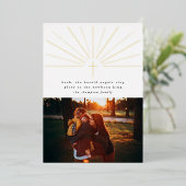 宗教的なクリスマスフォトカードフォイルクロス 箔招待状 (立ち正面)