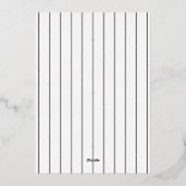 宗教的なクリスマスフォトカードフォイルクロス 箔招待状 (裏面)