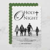 宗教的なクリスマスフォトカード シーズンカード (正面/裏面)