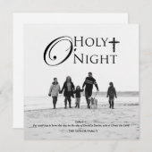 宗教的なクリスマスフォトカード シーズンカード (正面/裏面)