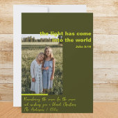 宗教的なクリスマスフォトグリーティングホリデーカード シーズンカード