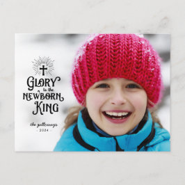 宗教的なクリスマスフルフォト ポストカード