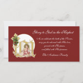 宗教的なクリスマスベビーイエスフローラクロス (正面)