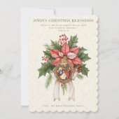 宗教的なクリスマスポインセチア出生聖なる書物、 経典 (正面)