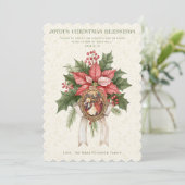 宗教的なクリスマスポインセチア出生聖なる書物、 経典 (スタンド正面)