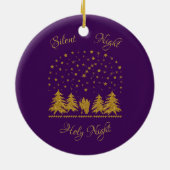 宗教的なクリスマスヴァージンマリア，聖ヨセフ，イエス セラミックオーナメント (裏面)