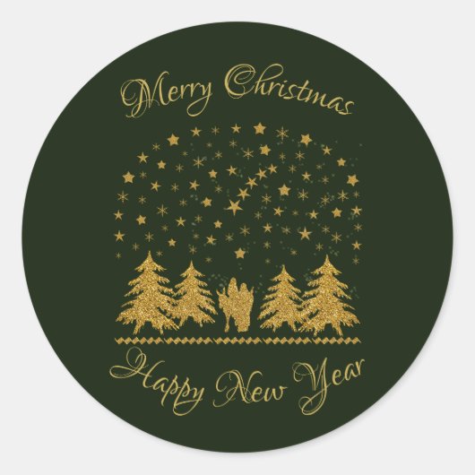 宗教的なクリスマスヴァージンマリア，聖ヨセフ，イエス ラウンドシール (正面)