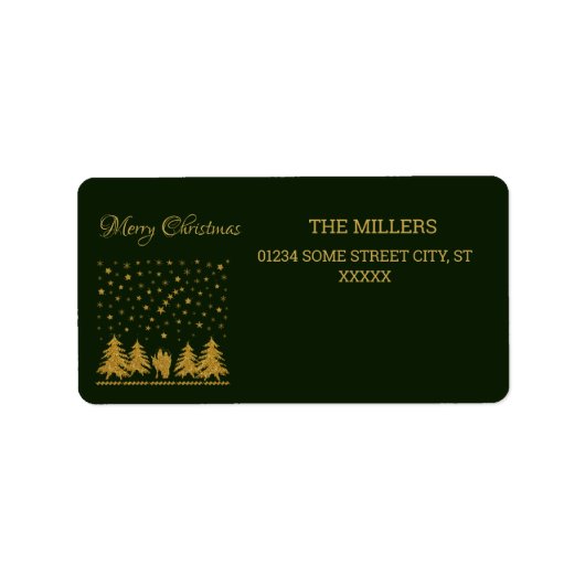 宗教的なクリスマスヴァージンマリア，聖ヨセフ，イエス ラベル (正面)