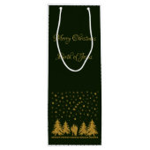 宗教的なクリスマスヴァージンマリア,聖ヨセフ,イエス ワインギフトバッグ (裏面)