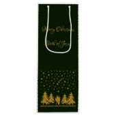 宗教的なクリスマスヴァージンマリア,聖ヨセフ,イエス ワインギフトバッグ (正面)