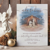 宗教的なクリスマス出生イエス、メアリー&ジョセフ 招待状