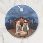 宗教的なクリスマス出生シーン フェイバータグ (正面)