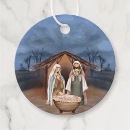 宗教的なクリスマス出生シーン フェイバータグ