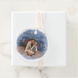 宗教的なクリスマス出生シーン フェイバータグ