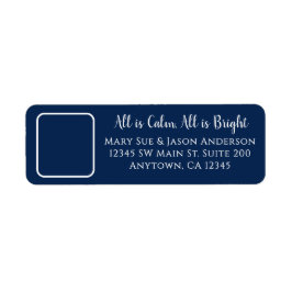 宗教的なクリスマス出生リターンアドレス ラベル