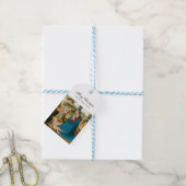 宗教的なクリスマス出生賛美クリスチャン ギフトタグ (より糸付き)