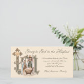 宗教的なクリスマス神聖な家族イエス・メアリー・ヨセフ (スタンド正面)