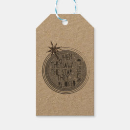 宗教的なクリスマス聖なる書物、 経典 ギフトタグ