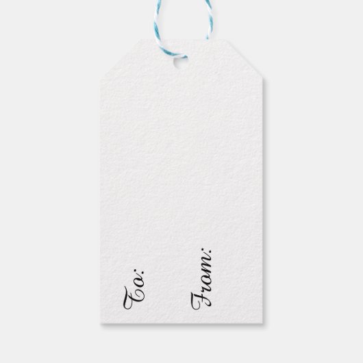 宗教的なクリスマス聖なる書物、 経典 ギフトタグ (裏面)