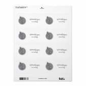 宗教的なクリスマス聖なる書物、 経典 ラベル (フルシート)