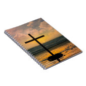 宗教的なクロススパイラル写真ノート ノートブック (右側)