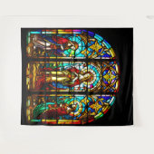 宗教的なステンドグラス タペストリー (正面(横))