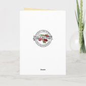 宗教的なバージン メアリー グアダルペ スペインのお祭り カード (裏面)