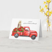 宗教的なファティマロザリオ赤いトラックカトリック カード (黄色い花)