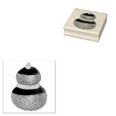 宗教的なフランスのシュークリームデザート ラバースタンプ (押印)