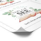 宗教的なフードカードを味わい見る ポスター (角)