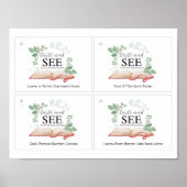 宗教的なフードカードを味わい見る ポスター (正面)