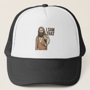 宗教的なポインティングのヴィンテージの彫刻Tシャツを見た キャップ