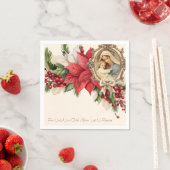 宗教的なマリアとイエスのフローラ聖なる書物、 経典 スタンダードカクテルナプキン (インサイチュ)