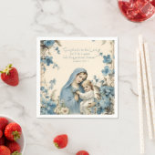 宗教的なマリアとイエスのフローラ聖なる書物、 経典 スタンダードカクテルナプキン (インサイチュ)