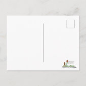 宗教的なマリアとジョセフのクリスマスヴィンテージ シーズンポストカード (裏面)