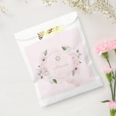 宗教的なユダヤ人の水の色のフローラエレガント枠 フェイバーバッグ (封をした状態)