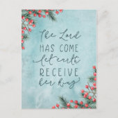 宗教的な休日の水の色クリスマスNo写真 ポストカード (正面)