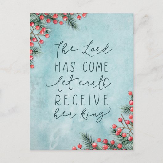 宗教的な休日の水の色クリスマスNo写真 ポストカード (正面)