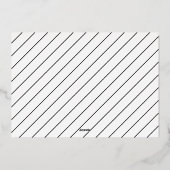 宗教的な写真カード金箔の神への栄光 箔シーズンカード (裏面)