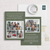 宗教的な写真クリスマスカードと引用文 シーズンカード