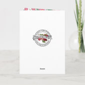 宗教的な友人誕生日ヴァージンメアリーイエス カード (裏面)