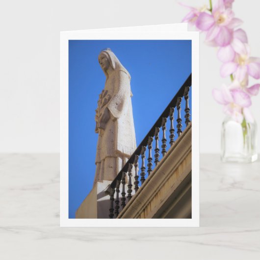 宗教的な彫像、スペイン、バレンシア市 カード (蘭)