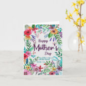 宗教的な母の日のカード カード (黄色い花)