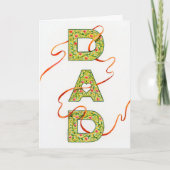 宗教的な父の日のパパ感謝してい神のためにあなたカード シーズンカード (正面)