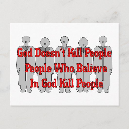 宗教的な狂気 ポストカード (正面)