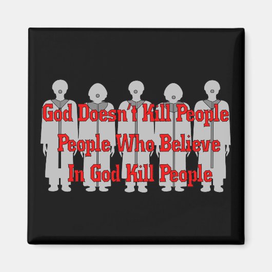 宗教的な狂気 マグネット (正面)