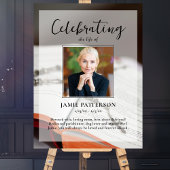 宗教的な生命のお祝い カスタム写真 追悼式 ポスター